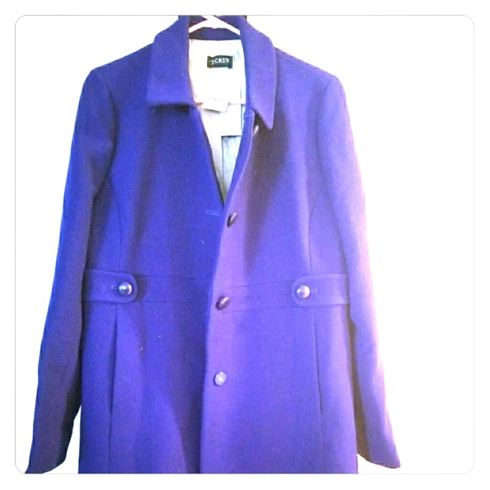 JCREW blue coat!!